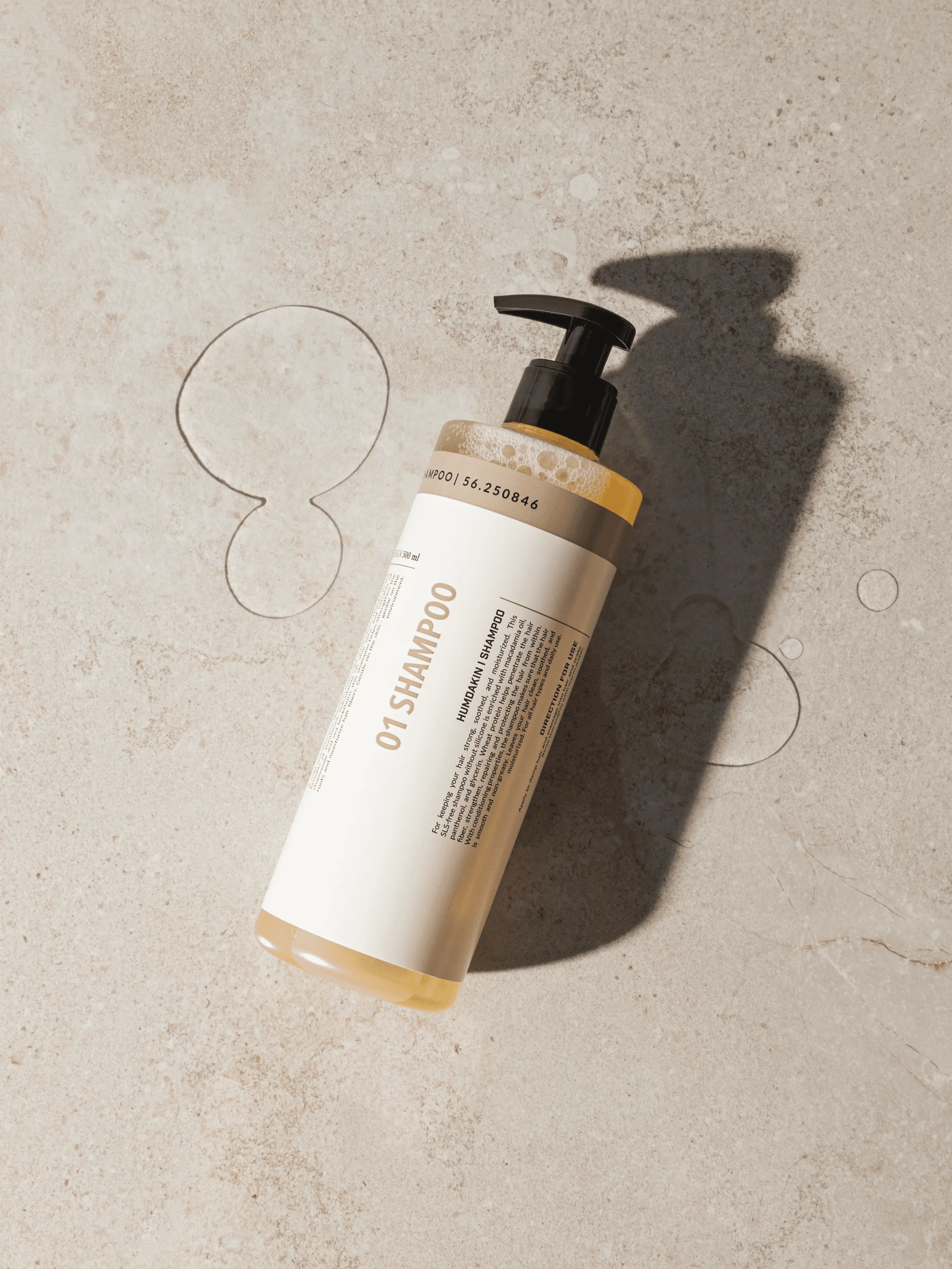 HUMDAKIN 01 Shampoo 500 ml. Hair and Body Care 00 Neutral/No color